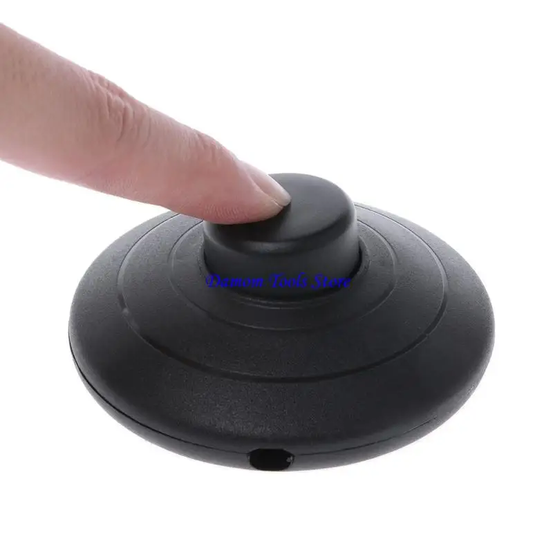 57BE strong  317 Line Round Foot Pedals Switches with Auto -Lock Function Simple Installs