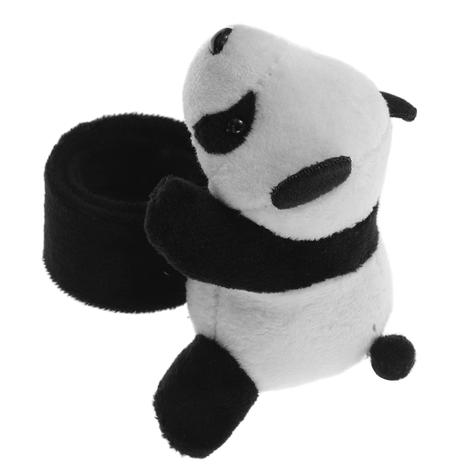 

Panda Slap Bracelet Bike Handlebar Decoration Durable Animal Snap Band For Kids Scooter Accessories Stuffed Panda Huggers