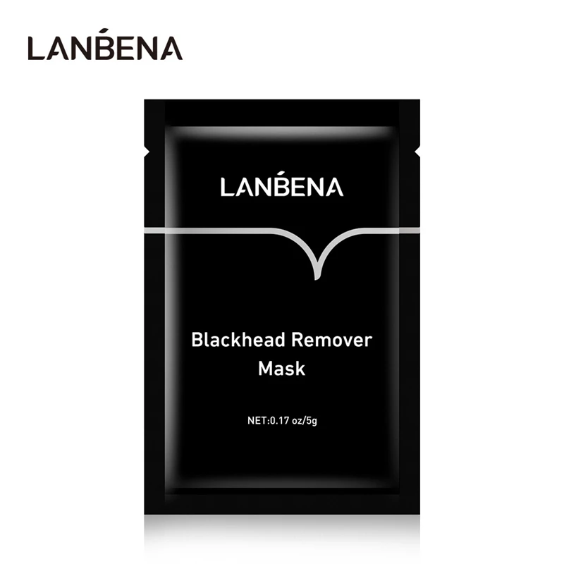 LANBENA Blackhead Remover Mask Nose Bamboo Charcoal Deep Cleansing Pores Moisturizing Shrinks Pores Peel Off Mud Mask Skincare