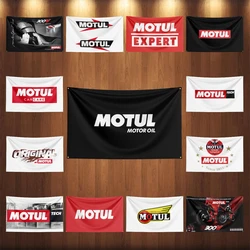 3*5ft Motuls Motor Oil Flag Motorcycle Racing Car Engine Oil Garage Car Banners Tapestry Flag Garage or Outdoor For Decoration