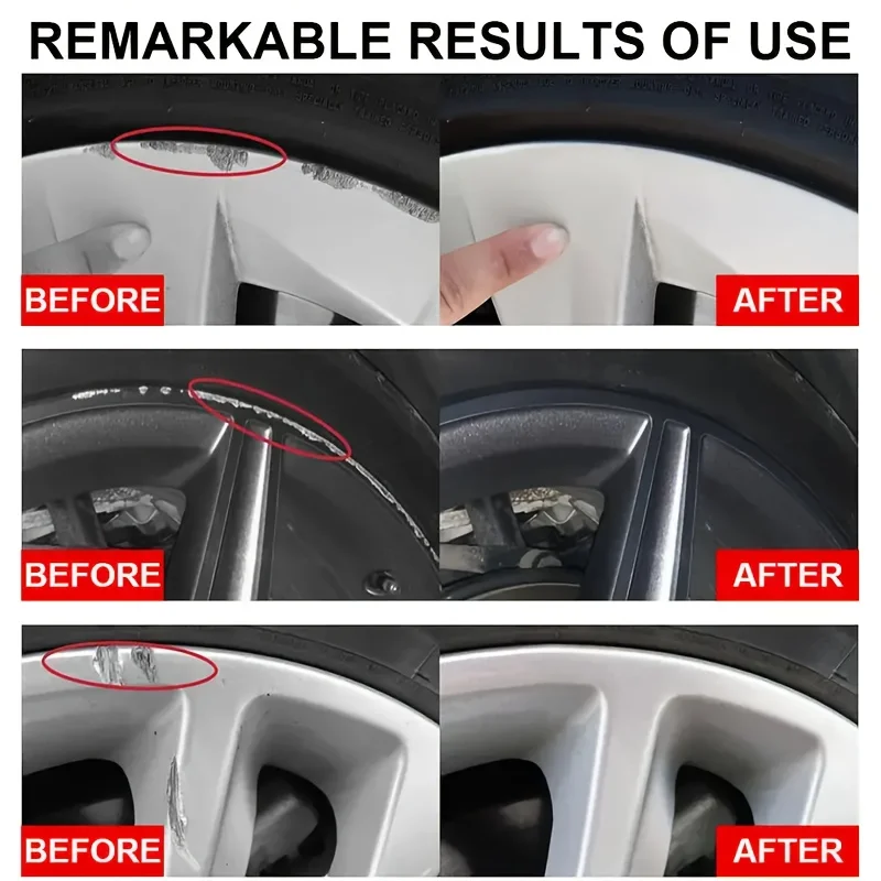 Wheel Hub Repair Kit, Includes Polishing Agent, Suitable for Scratch, Wear and Discoloration Repair - Refurbish Rims, Remove image 3