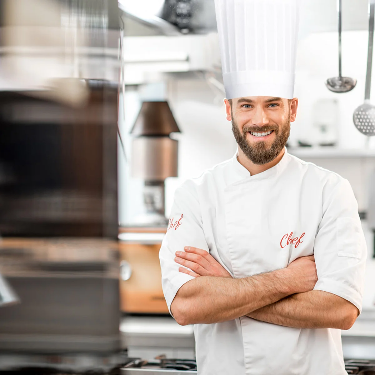 Chapeau de Chef de cuisine pour cuisine, Restaurant, serveur de nourriture, casquette de travail pour enfants, 5 pièces