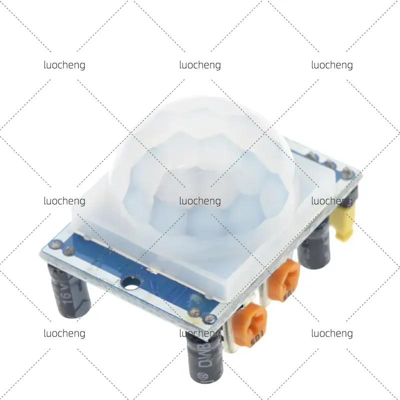2pcs for HC SR501 PIR Infrared Motion Sensor Module with Lens Import Probe Compatible for Raspberry Pi