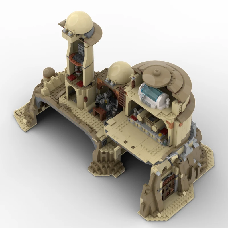 1762 parti MOC-108238 Mocs set Boba Fett's Throne Room The Daimyo Palace Bricks Building Blocks kit modello giocattolo regali