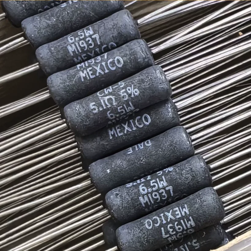 20pcs/lot Original DALE-VISHAY 5.1R 6.55W 5.1 Ω CW-5 wire wound resistor CW0055R100JB12 free shipping