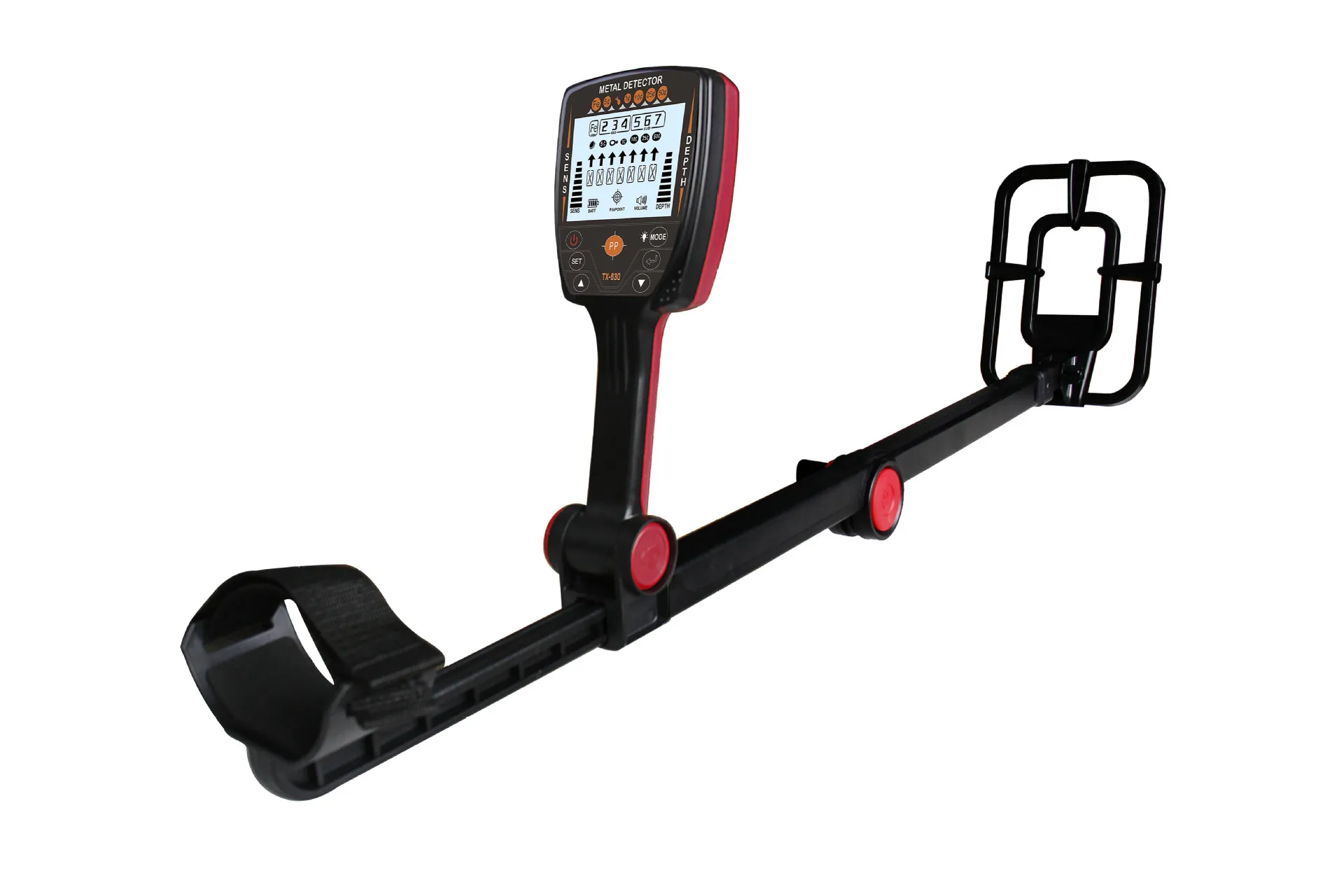 LCD Display Tianxun MD-630 Portable Folding Outdoor Hand-held Metal Detector