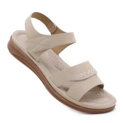 Summer Oxford Women Sandals PU 3CM Wedges Shoes Bohemian Rhinestone Elastic band arder Shoes Woman Autumn Party blue