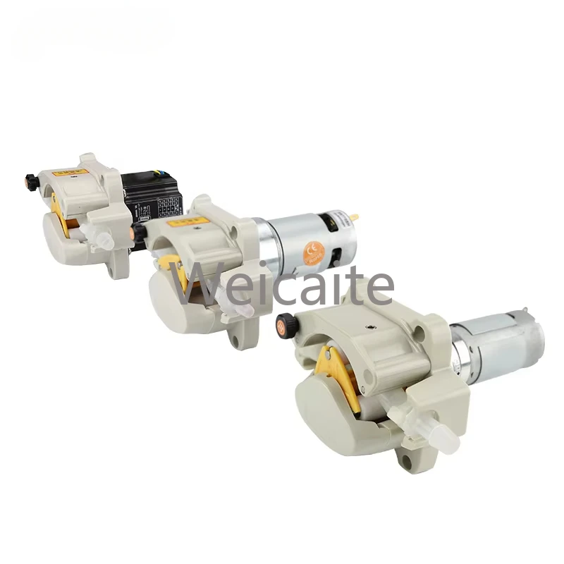 JIHPUMP Bomba peristáltica pequeña 3L 24V con motorreductor de CC Bomba de motor paso a paso para dispensación y llenado de líquidos