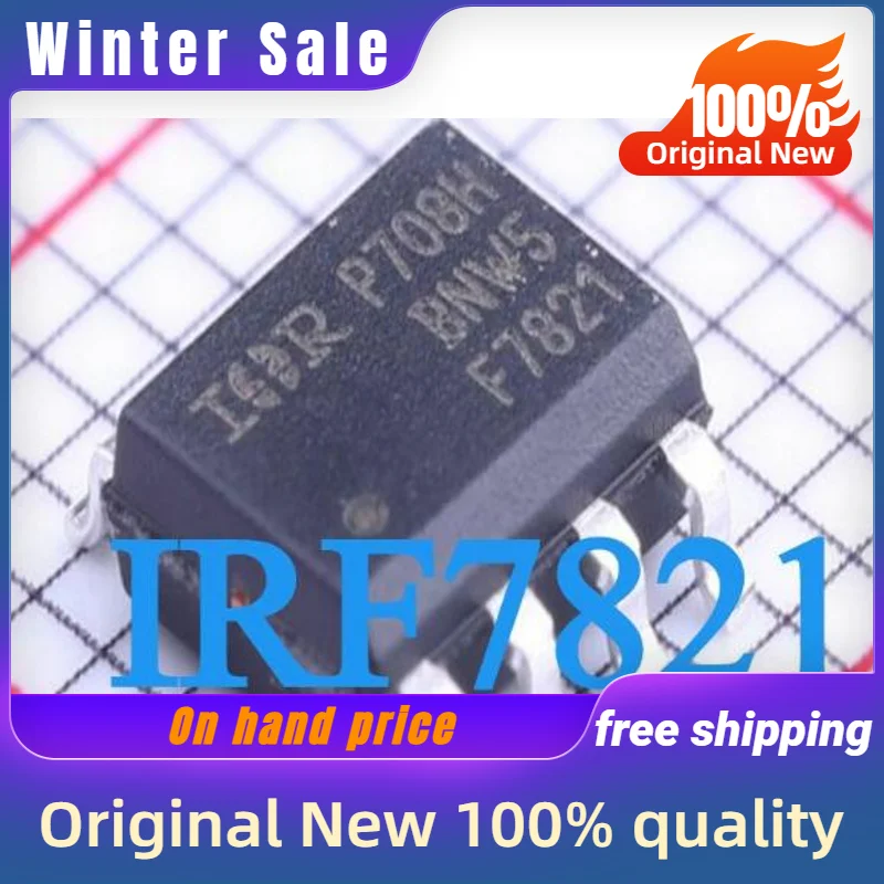

20PCS New original IRF7821TR IRF7821TRPBF 30V/13.6A MOSFET SOP8 quality goods