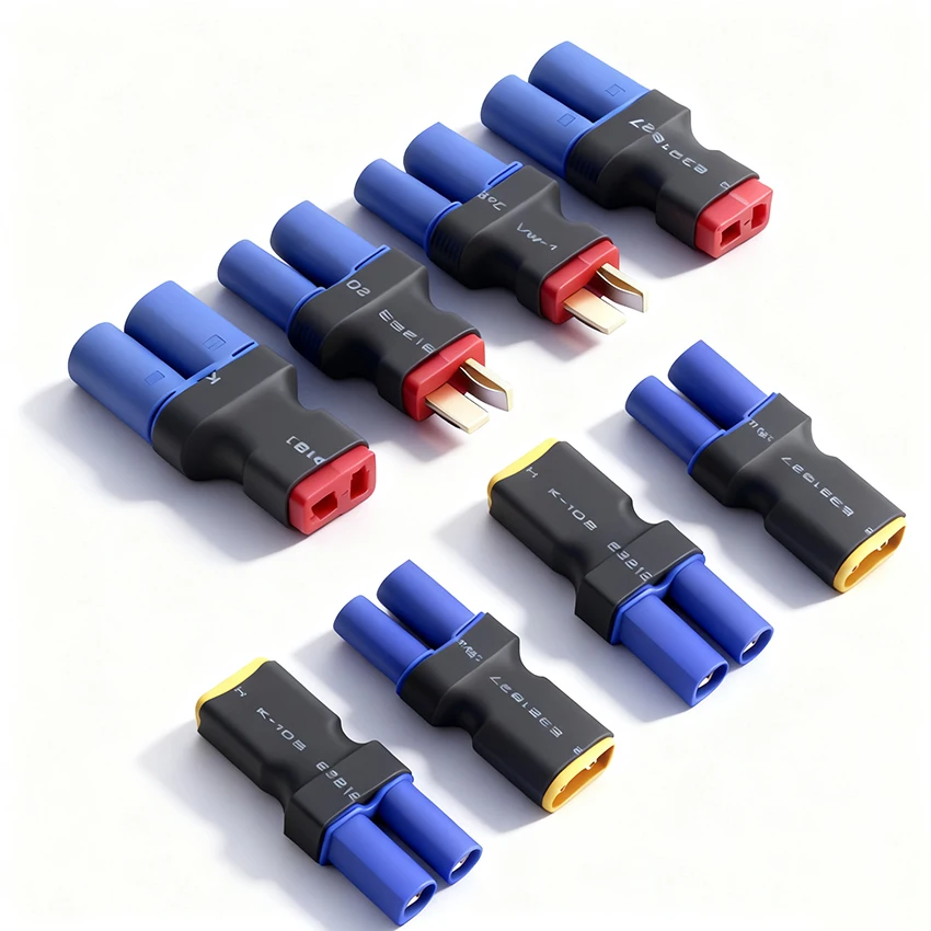 

EC5 Male Female to XT60 XT90 TRX T Plug Male Female Connector Plug Adapter for RC FPV Vehicle Lipo Battery