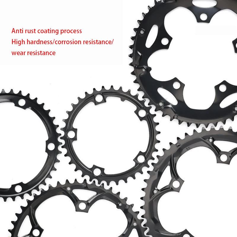 Road Bike Crankset Chainrings 53 50 39 34T - BCD130 & 110mm - Complete Repair/Upgrade Kit