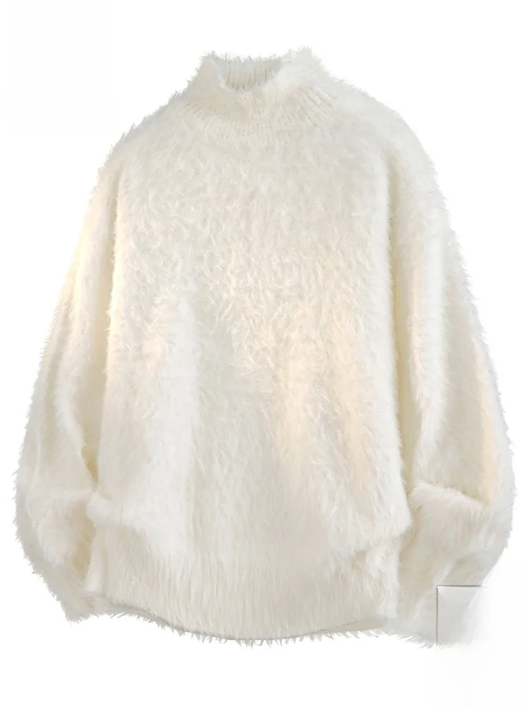 

Теплый свободный мужской свитер PaulFrank с высоким воротником, повседневная модная осенняя одежда, удобный мягкий топ из смесового полиэстера с длинными рукавами