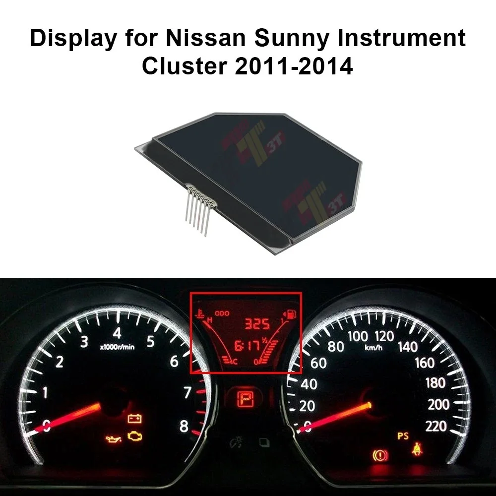 Armaturenbrett-LCD-Display für Nissan Livina Juke Sunny Versa Almera Instrumentencluster-Ersatz – Detail 4