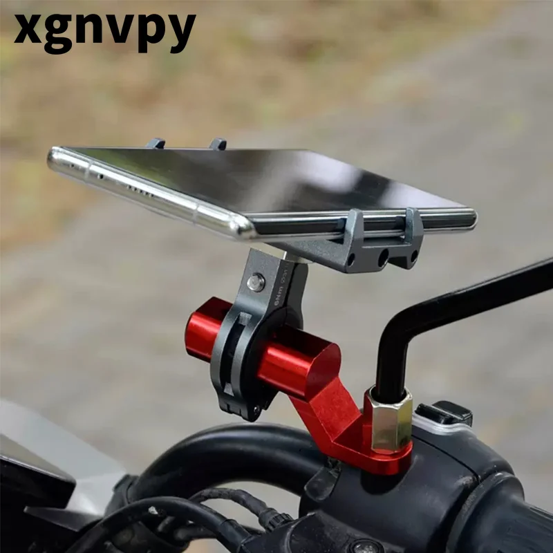 Xgnvpy kaca spion Motor ต่อพ่วงอเนกประสงค์อะแดปเตอร์อะลูมินัมอัลลอยพรีเมี่ยมสำหรับนักแข่งรถคาเฟ่เวสป้าอุปกรณ์เสริม