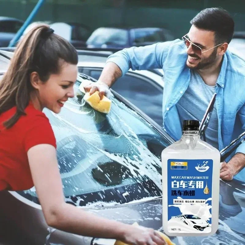 Car Wash Soap 1L Automotive Shampoo Stain Remover Foam Car Wash Cleaning Agent Car Polishing Liquid Clean Dirt Provides Shine