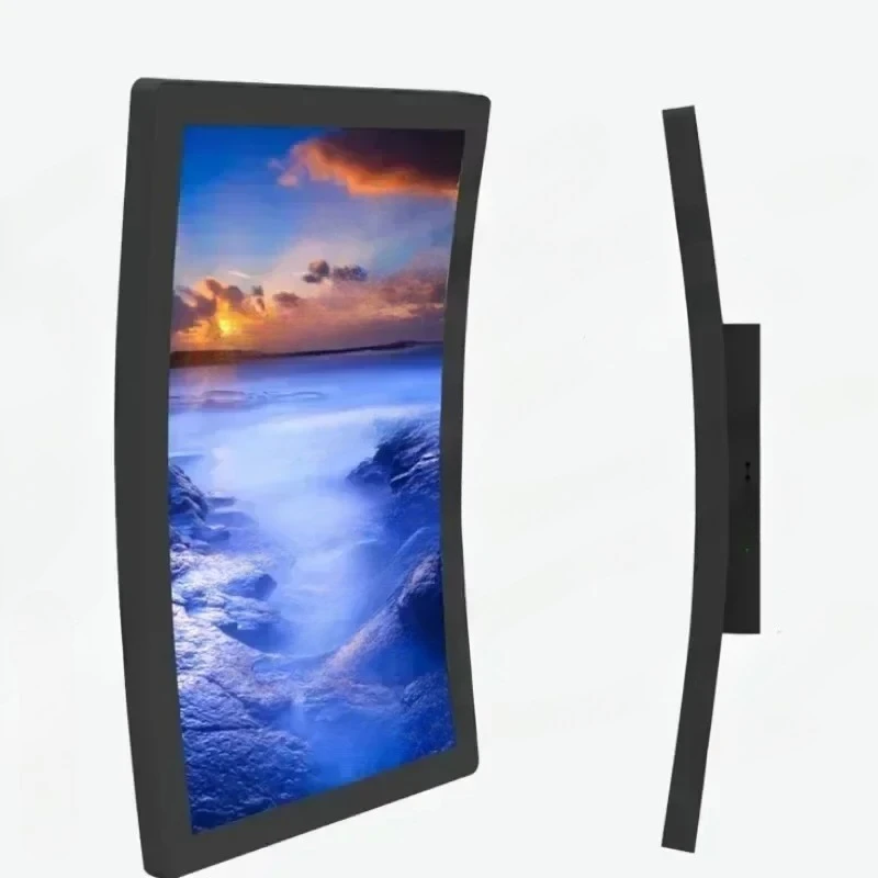 

65-дюймовый смарт-телевизор, 4k ЖК-дисплей, изогнутый экран, 70 дюймов, 75 дюймов, изогнутый светодиодный телевизор, 4 K HD, настенное крепление для телевизора Android