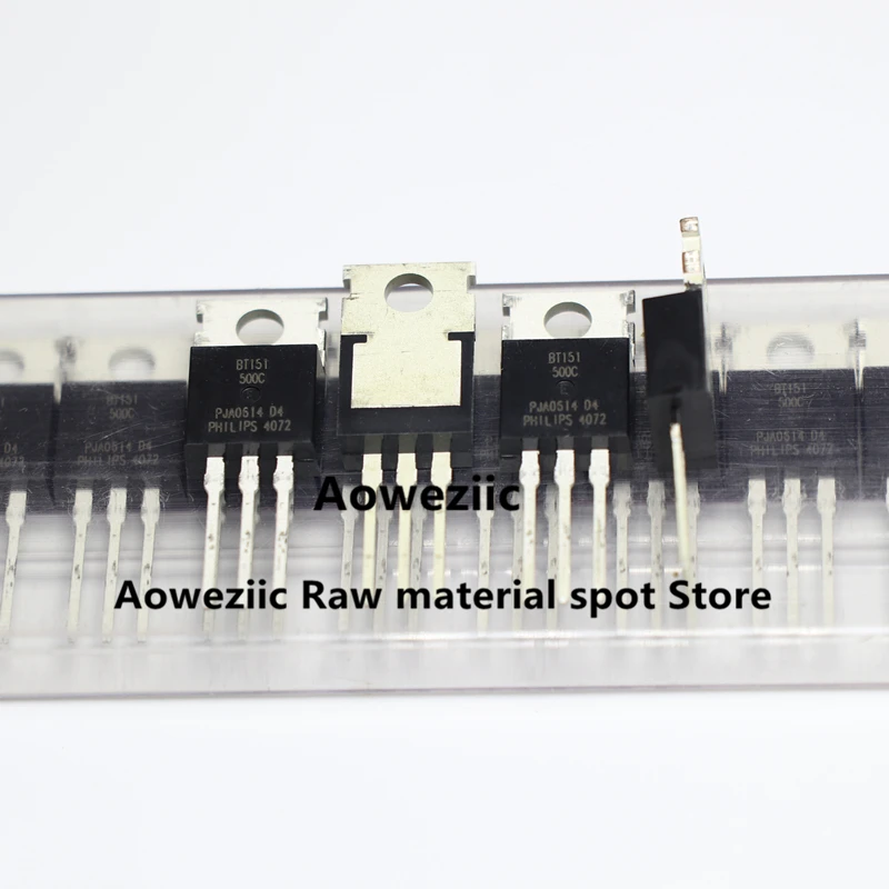Aoweziic 100% جديد المستوردة الأصلي BT151 BT151-500C BT151-500R TO-220 الترانزستور الثلاثي واحد BT151-800R