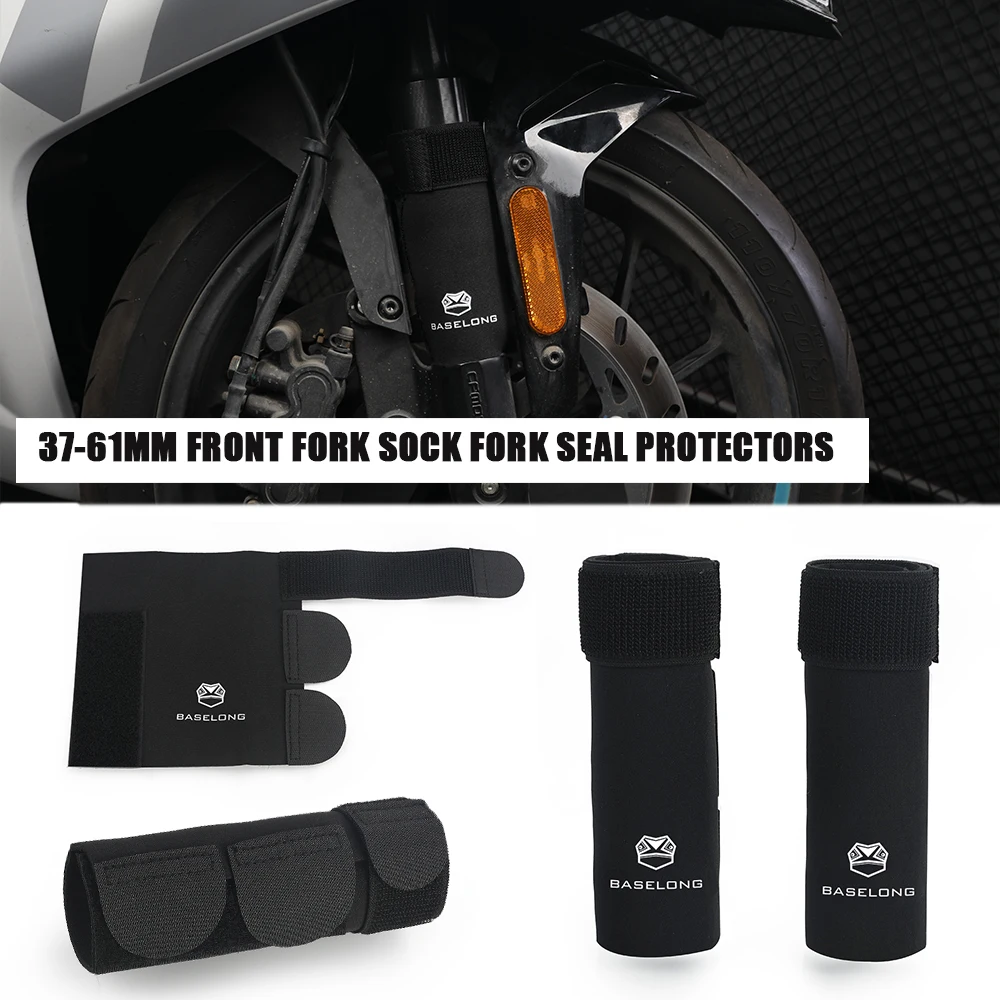 

37-61mm Motocross Front Fork Sock Fork Seal Protectors For Yamaha R1 R3 R6 R25 Mt-09 Mt07 XMAX Tracer For SYM Scooter MAXSYM TL