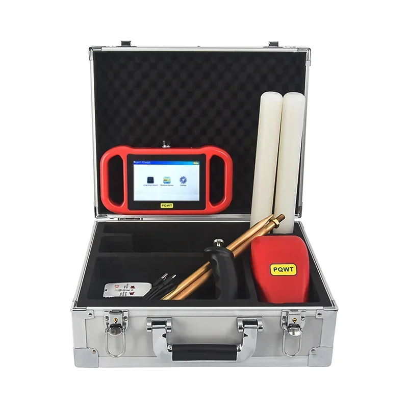 PQWT-TCM Geophysical Resistivity Meter Long Range Search Survey 500m Ground Water Finder Detector Underground