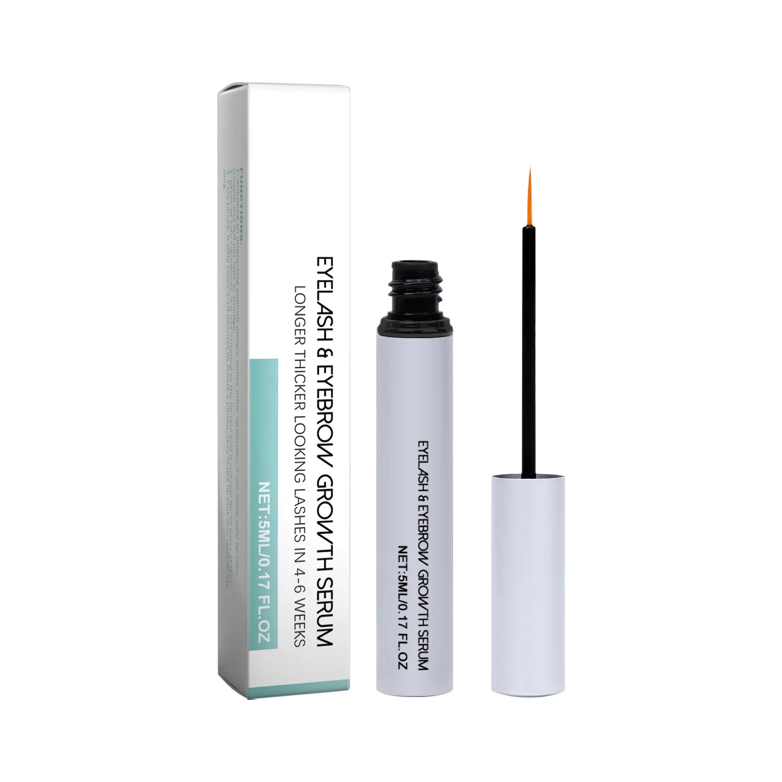 Wimper Voedende Groei Hydraterende Dikke En Sterke Glanzende Mascara Bevorderen Wimpergroei Verbeteren Schaarse Wimpers, 5ml