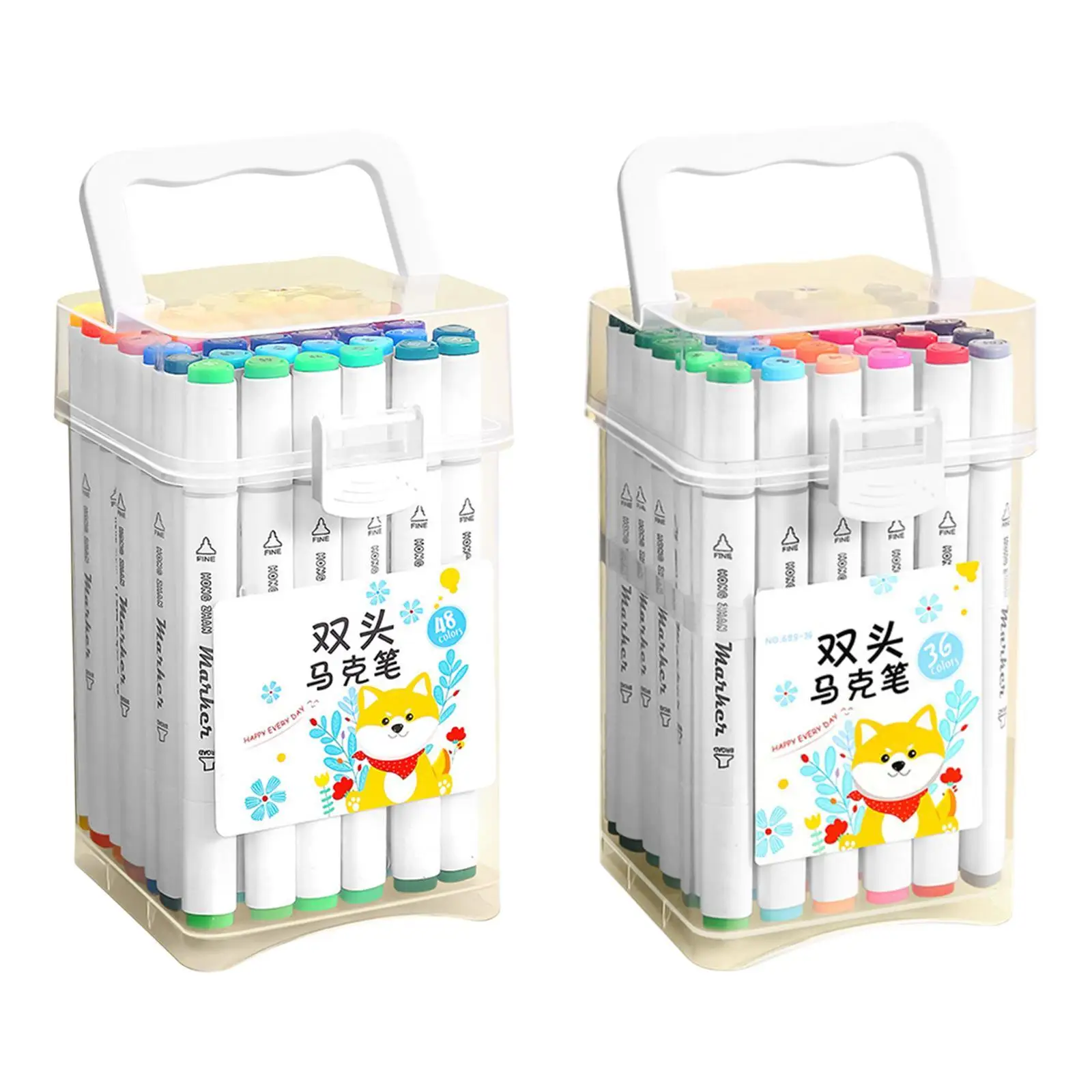 Acrylic Paint Markers Multicolor Professional Quick Drying with Carry Bag for Enthusiasts Note Taking DIY Crafting Wood Canvas