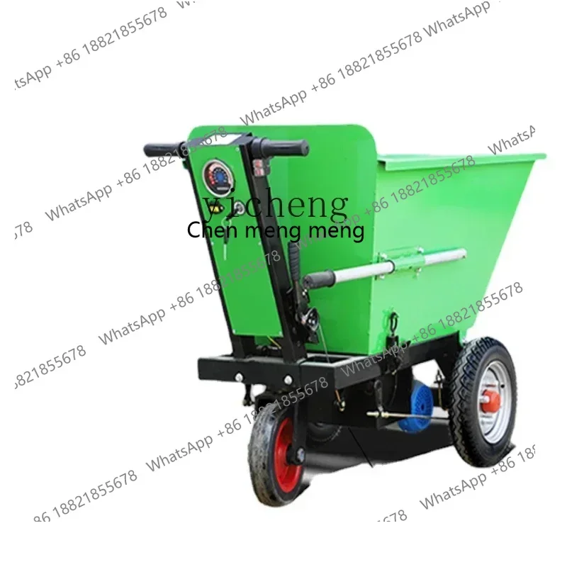 D178 H ZC Electric Trolley Construction Site Tricycle Trolley Dumptruck Pull Dung Truck Platform Trolley Engineering Truck