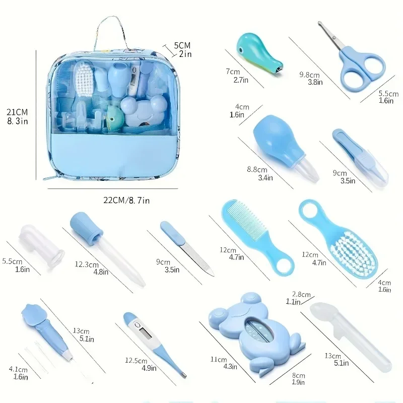 Convenient and convenient complete set of professional baby hygiene kits, baby accessories, newborn care, mother and baby tools,