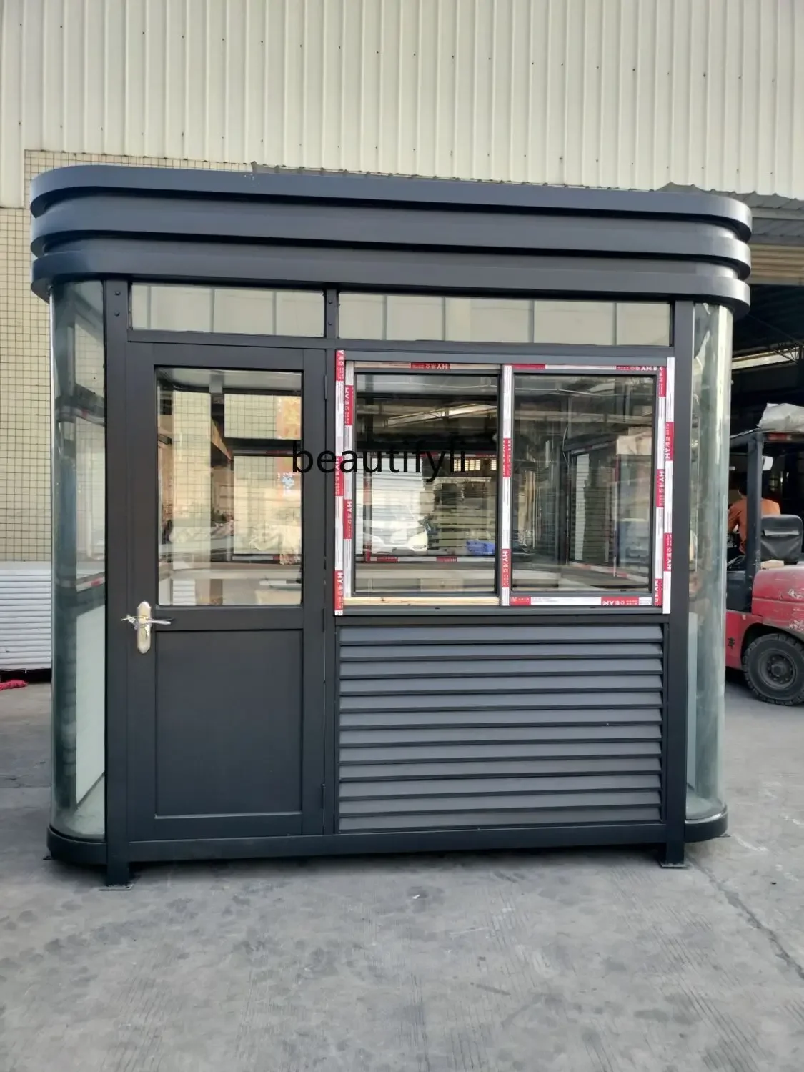 

ls 51 Steel structure mobile guard box security box property security room stainless steel doorman duty room guard box