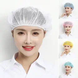 Reusable Bakery Hat Mesh Chef Cap Breathable Washable Cooking Cap Protective Headwear Kitchen Restaurant Catering Cooking Cap