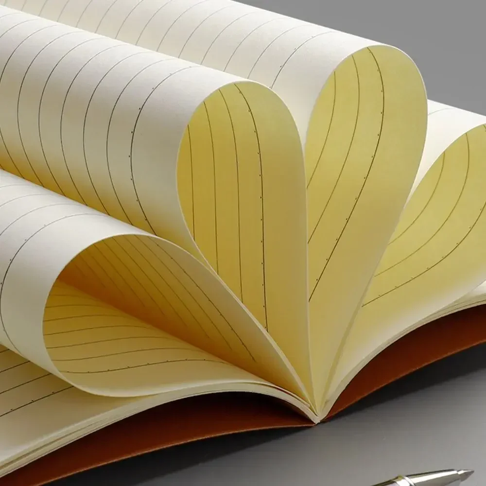 Портативный блокнот A4/A5/B5, крафт-обложка, сетка/подкладка/пустой блокнот, книга для письма, школа/офис