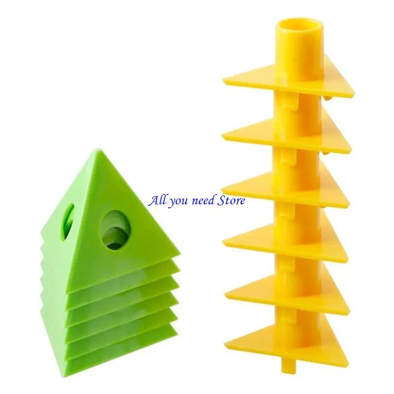 K9FB Pyramid Paint Stand Mini Triangle Stands Triangle Paint Pads Feet Strumenti lavorazione del legno Accessori Carpenter