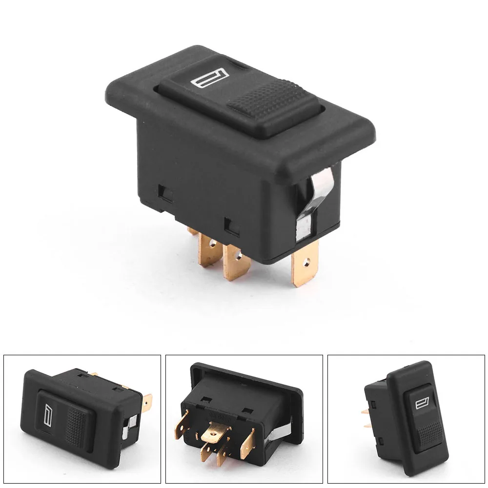 

Универсальный автомобильный кнопочный переключатель, автомобильные аксессуары, 5 контактов, 12 В постоянного тока, 24 В, кнопка электрического переключателя стеклоподъемника 20 А с зеленым светодиодом