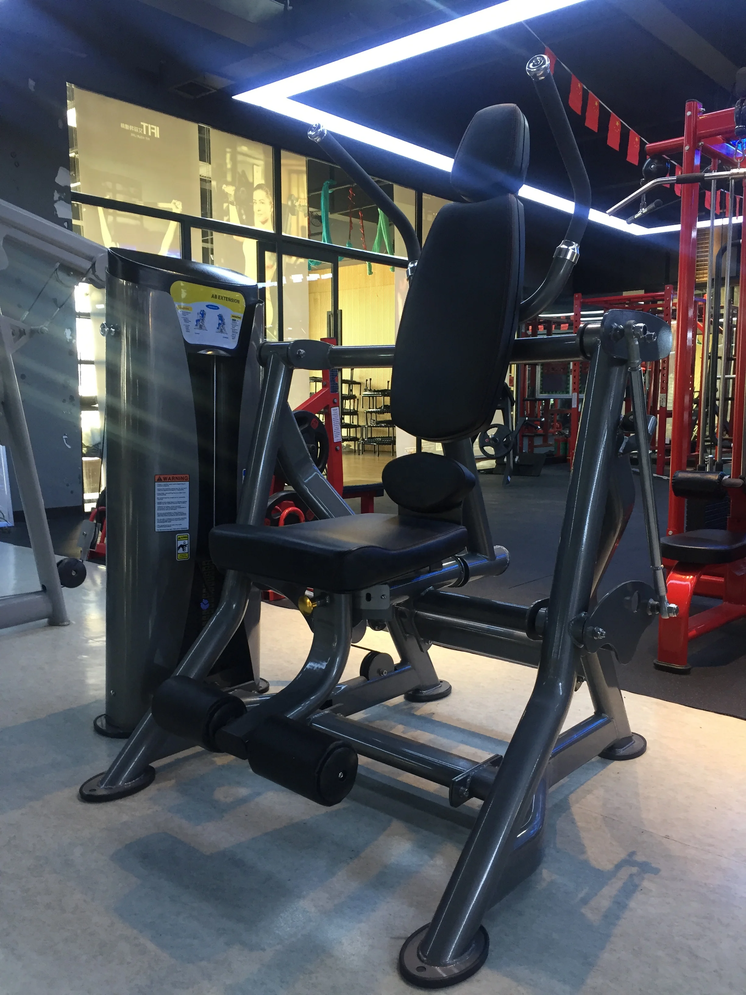 معدات اللياقة البدنية للصالة الرياضية للبطن من Hyper Slectorzied، آلة القوة المستخدمة تجاريًا لمبيعات المصنع المحملة بدبوس التمرين #3