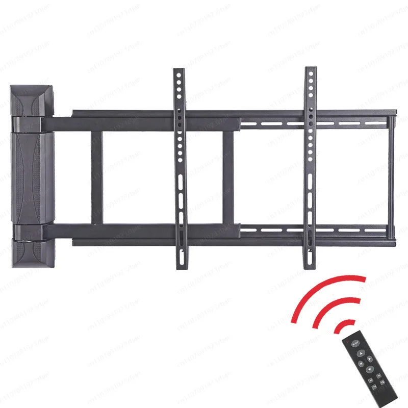 TV stand wall mounted electric remote control flip rotation 90 degree rack 32-55 inches