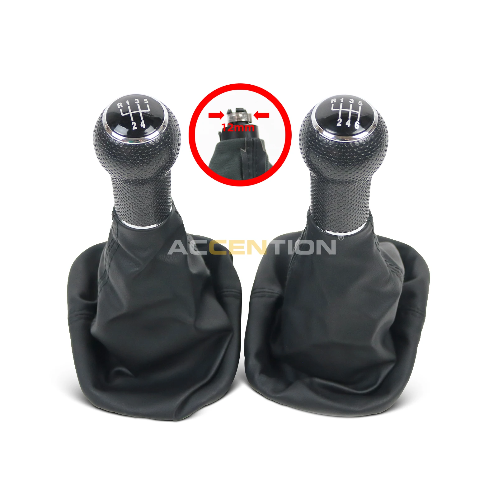 

5 / 6 Speed Car Gear Shift Knob With Boot 12MM For VW Golf Bora Jetta GTi MK4 1999 2000 2001 2002 2003 2004