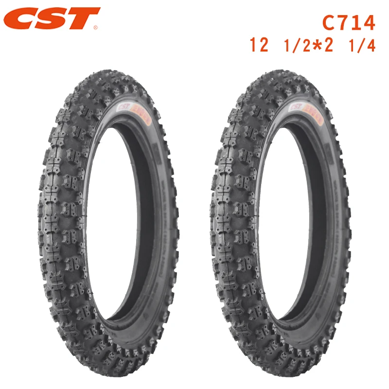 CST C714 bicycle tire 12 1/2 * 2 1/4 folding electric bike outer tire 12 inch wear-resistant anti slip sliding bike tire