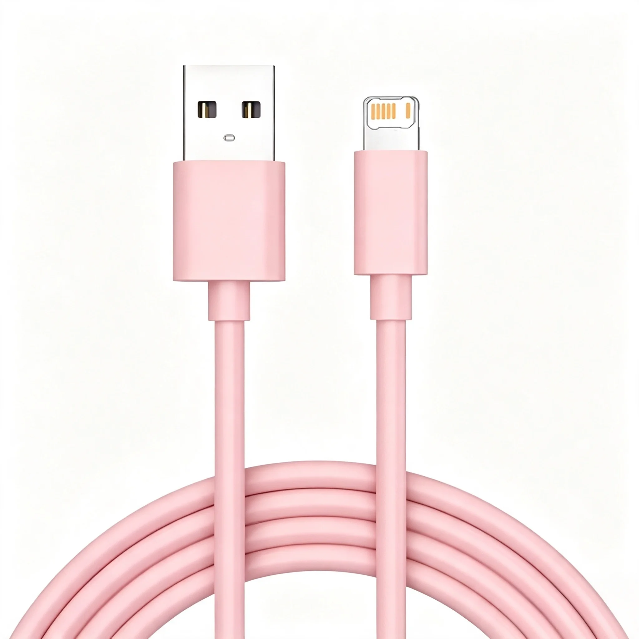 Liquid Silicone Wire USB Fast Charging Cable For iPhone X XR XS Max 11 12 13 Mini 14 Pro Max 6 7 8 14 Plus USB-A Data Sync Cable