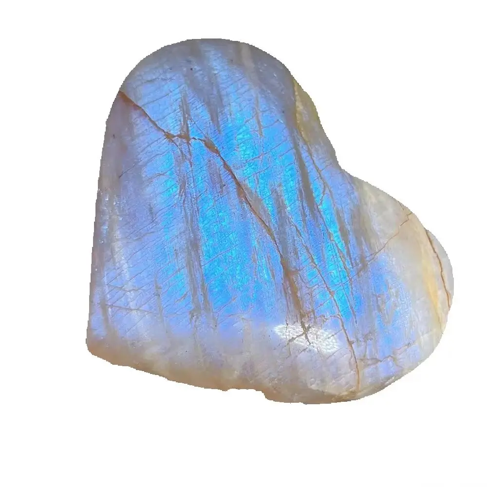 Moonstone Quartz Stone Carving Natural Crystal Gemstone Mineral Witchcraft Ornaments Reiki Decoration Energy Room Gift Home