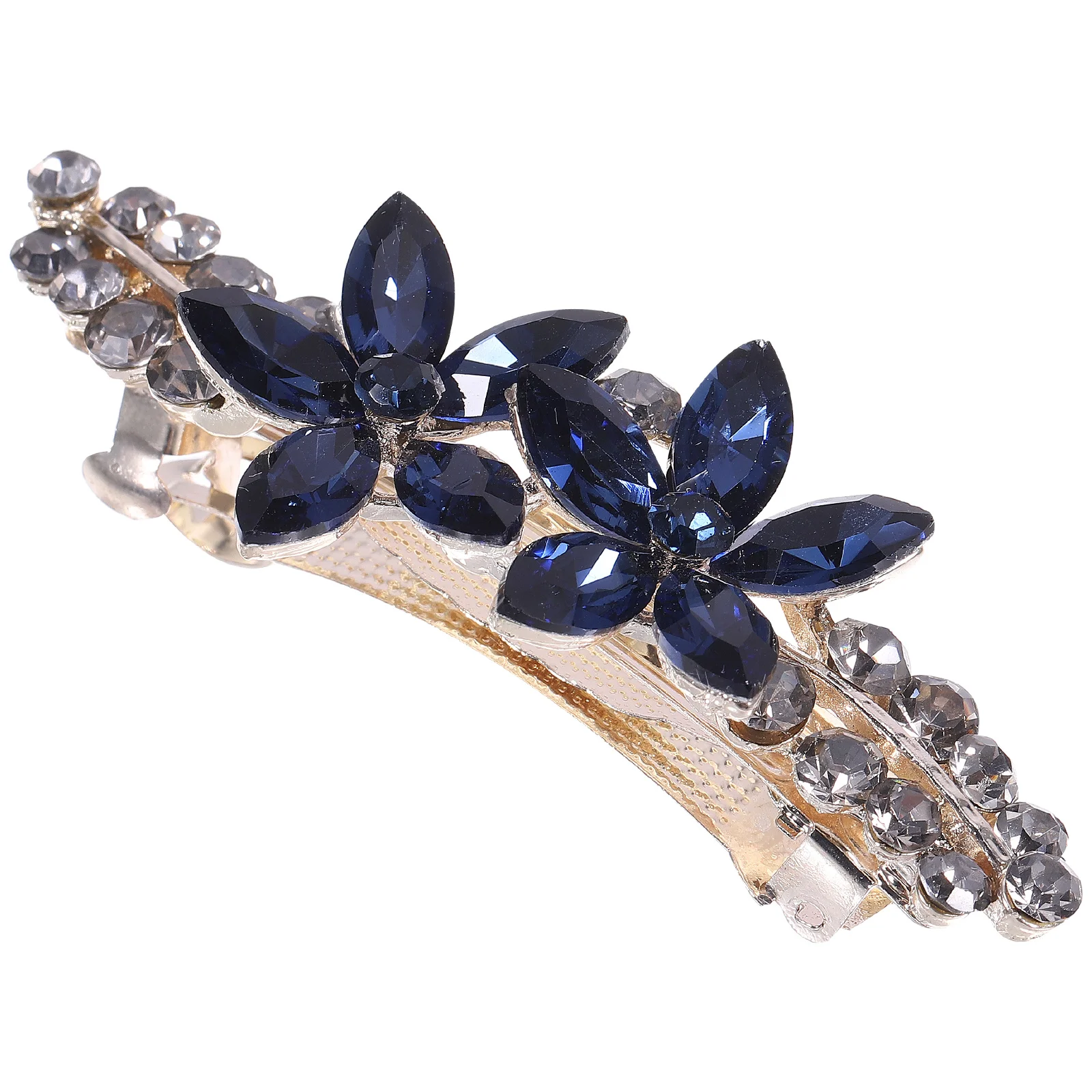 

Wedding Rhinestone Flower Hair Clip Accessories for Girls Rhinestones Spring Hairpin Women