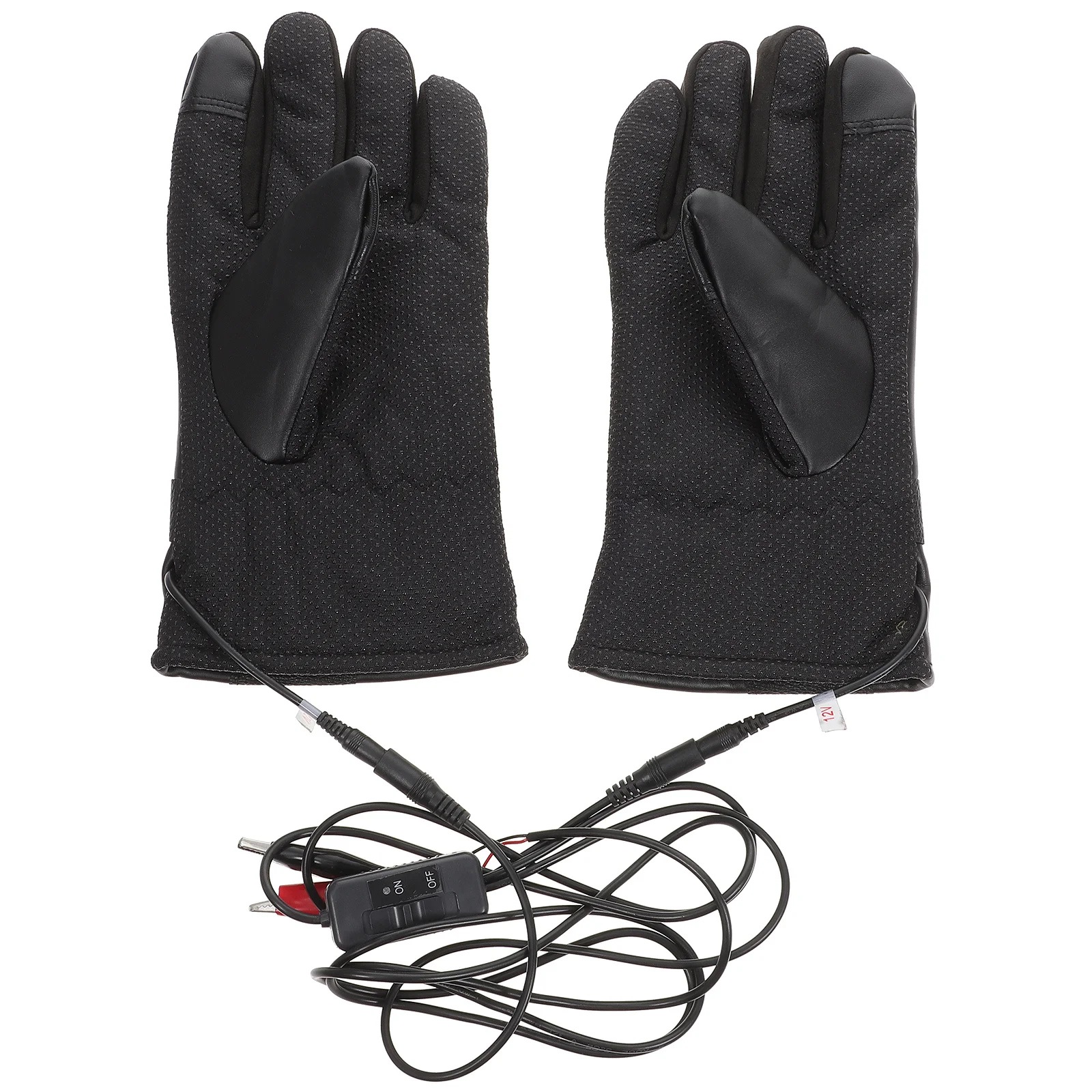 

1Pair Adjustable Heated Motorcycle Gloves Electric Thermal Winter Warm Gloves Hand Warmer for Women Men Electric Hand Warmer
