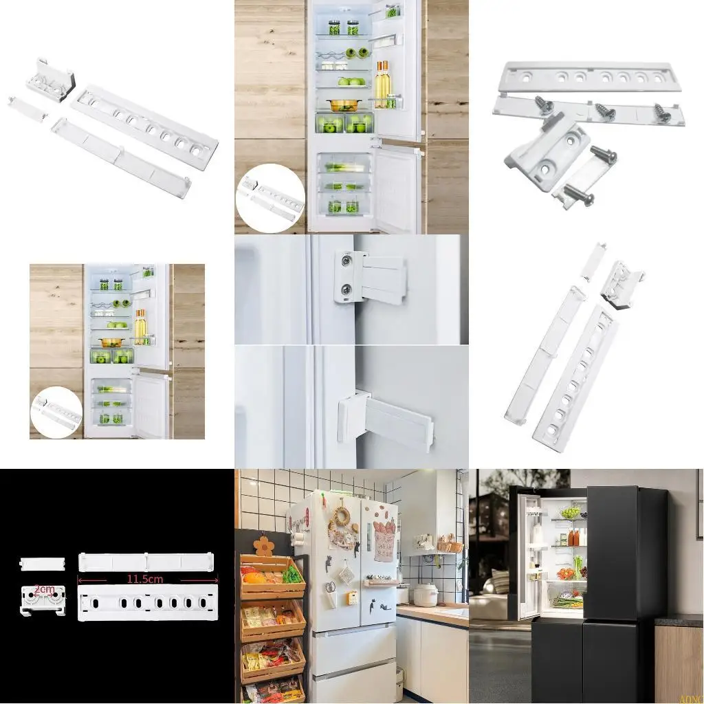 A0NC Universal Door Door Sliding Track System Easy Forting and Space Slide Slide for Fridge