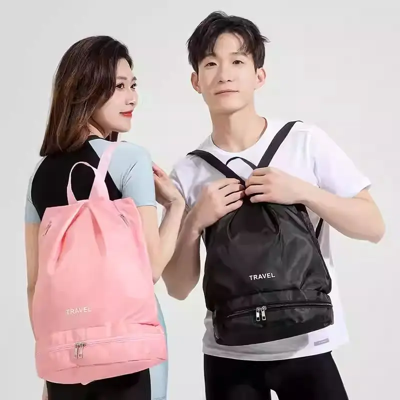 Dry-wet Separation Swimming Bag Backpack  for Women Men Waterproof Multipurpose Beach Backpack for Gym and Workout Gear Storage