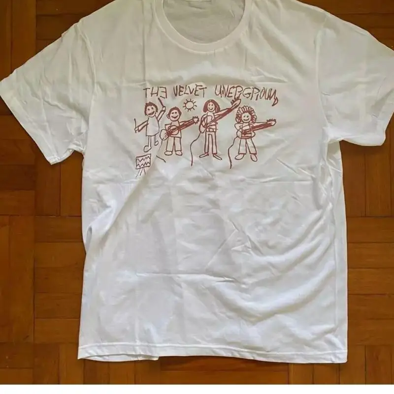 The Velvet Underground Cotton White T shirt S 5XL
