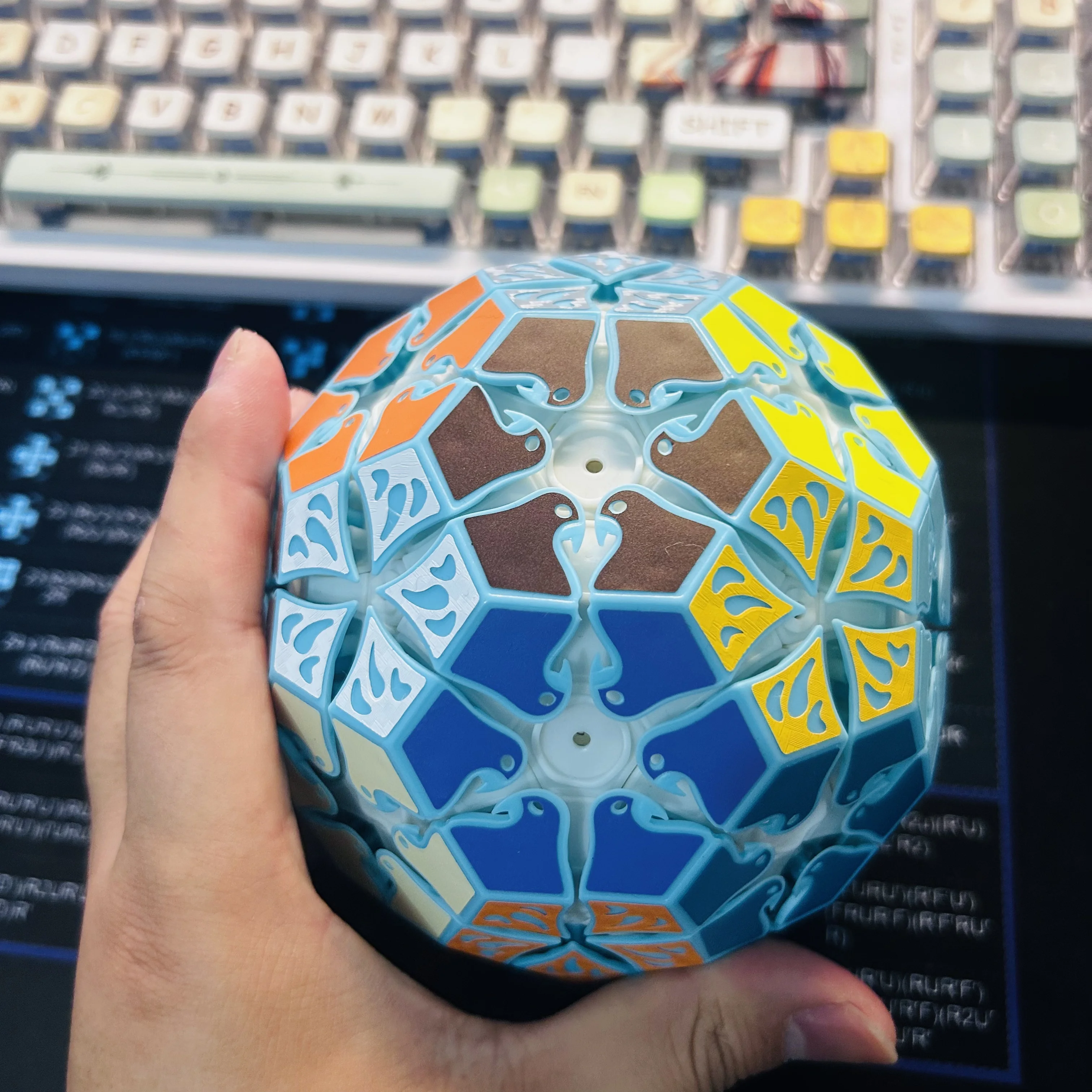 ألعاب VerryPuzzle Love Bird Cube Magic Cube Puzzle مجموعة ألعاب الجسم الزرقاء