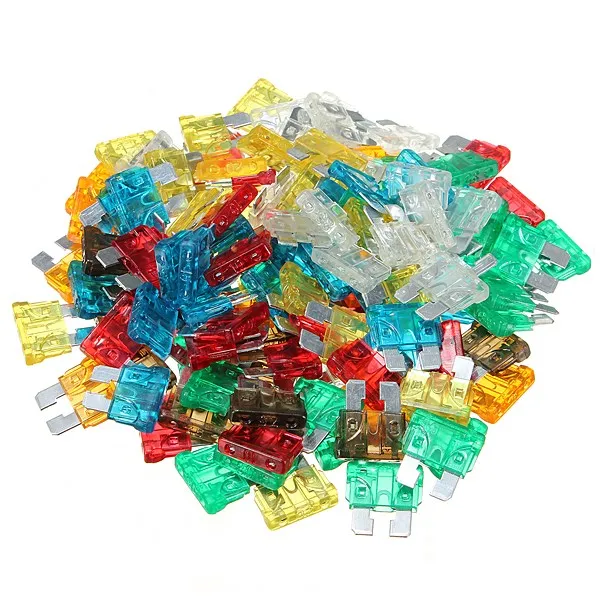 10pcs Medium/Small/Micro Size Car Blade Fuse Assorted Mini Auto Car Truck Standard Mini Blade Fuses Kit Accessories