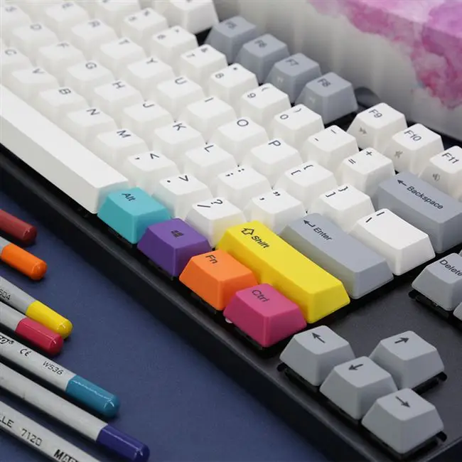 varmilo cmyk wired mechanical keyboard 87key cherry blue switch
