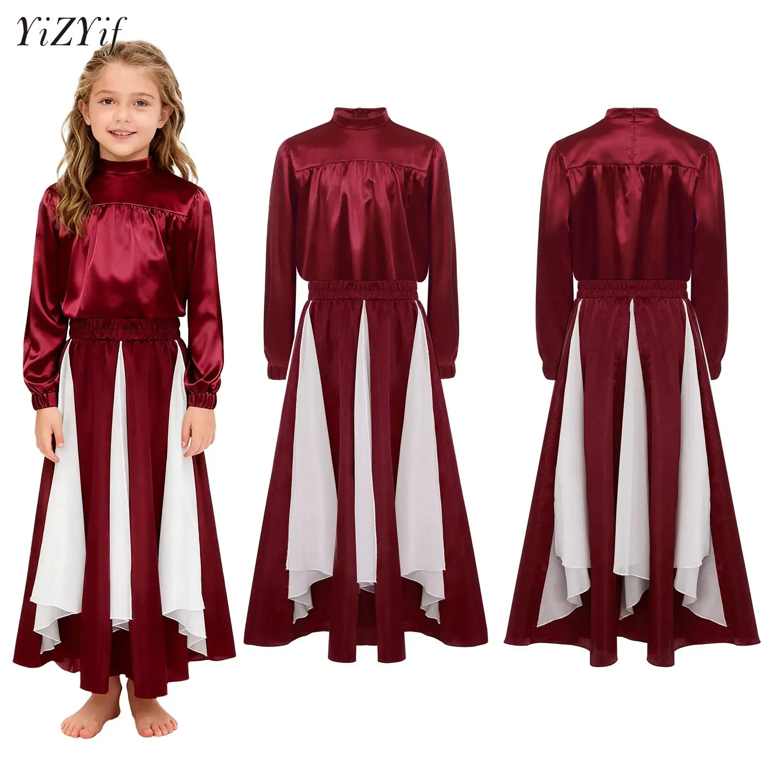 criancas-meninas-igreja-coro-desempenho-roupas-danca-liturgica-adoracao-dancewear-conjunto-halloween-fantasia-vestir-se-tema-festa-terno