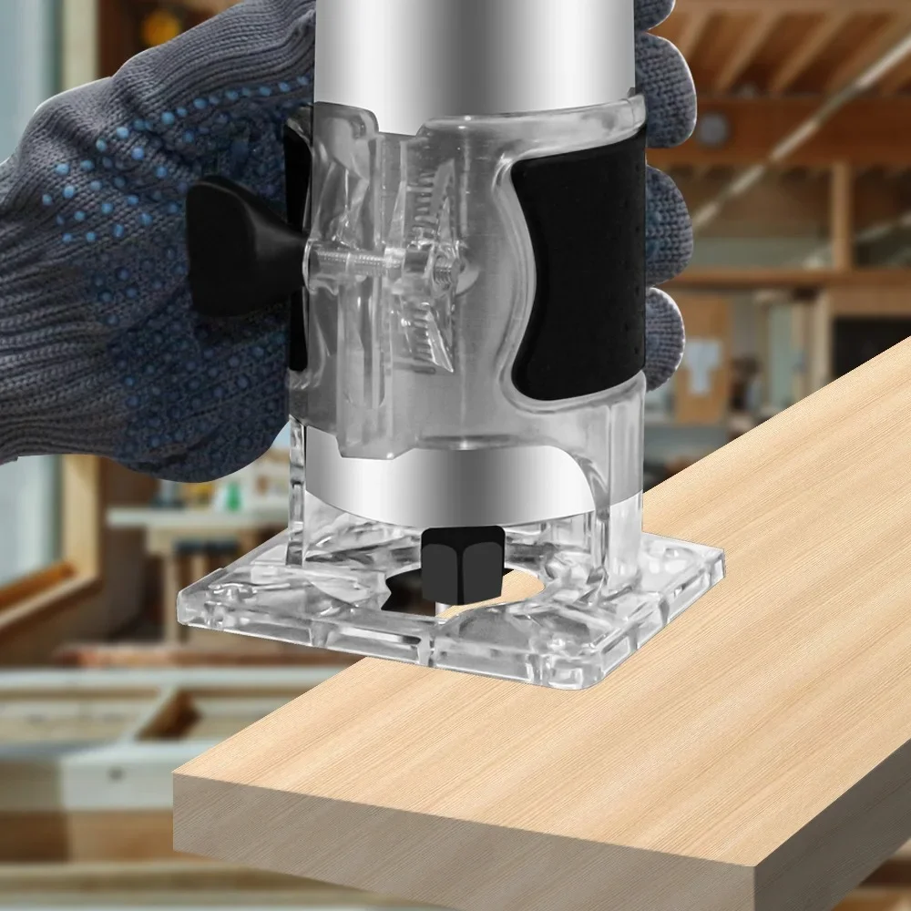 Router Base, Electric Hand Trimmer Replacement Base, Woodworking Edge Cutter Milling Machine Base, Power Tool Accessory