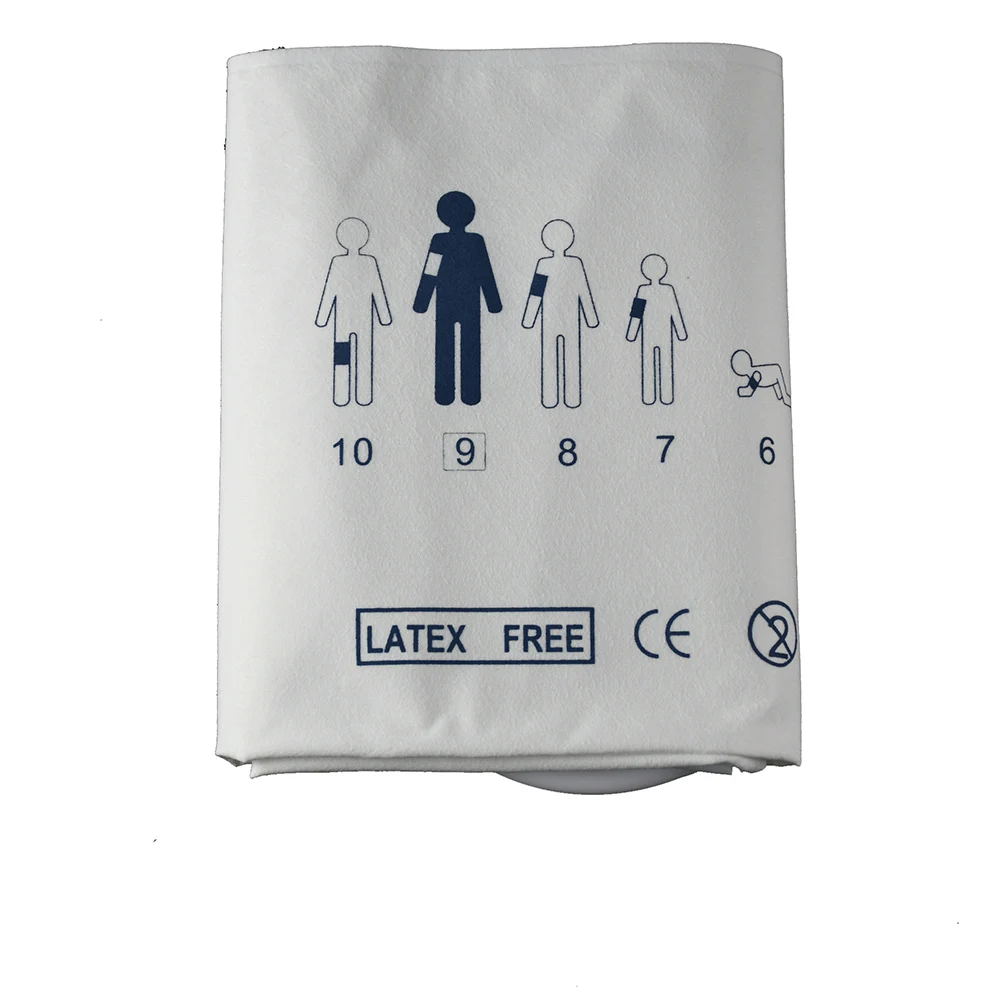 

Arm Circumference 31-40cm Disposable Blood Pressure Cuff, Single Tube NIBP Cuff Without Bladder, Monitor Accessory