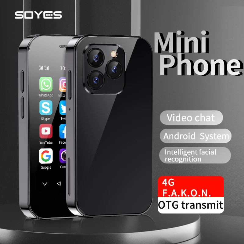 SOYES XS14 Pro Mini Smartphone Android 4G 3GB+64GB 2600mAh Face Recoginition 3.0 inch Phone Hot Sale